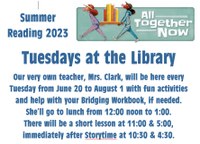 Tuesdays at the Library